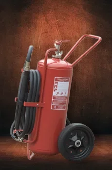 Pojízdný hasicí přístroj práškový - P 50 Te